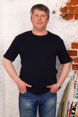Футболка мужская 5982 темно-синий последний размер