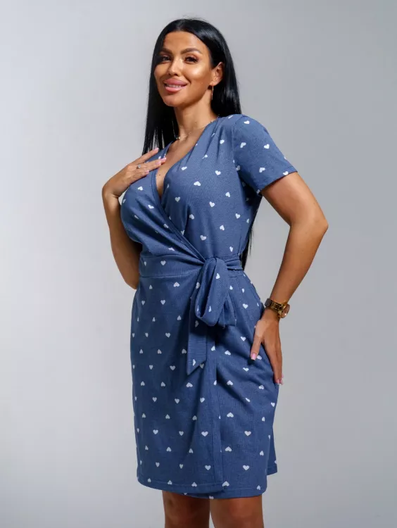 Рози(джинс) халат