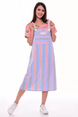 Платье женское 4-088 (коралл)