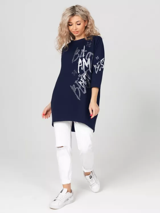 Туника женская 97640 (темно-синий)