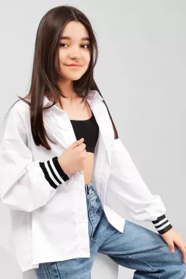 Блузка для девочки оверсай Свобода 1