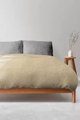 Пододеяльник Микрофибра Узор - Сливочный