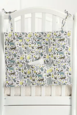 Органайзер на детскую кроватку арт. ККР/лесные-жители