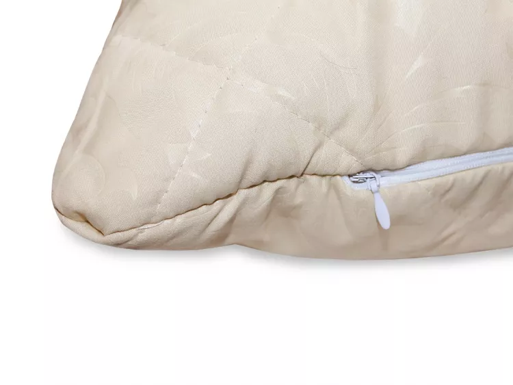 Подушка "Верблюжья шерсть" микрофибра (беж) на молнии