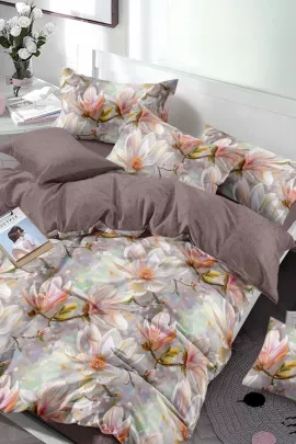 Постельное белье поплин люкс - Нежные цветы