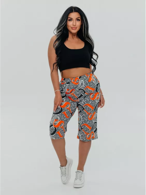 Дачница плюс бриджи женские (графит)