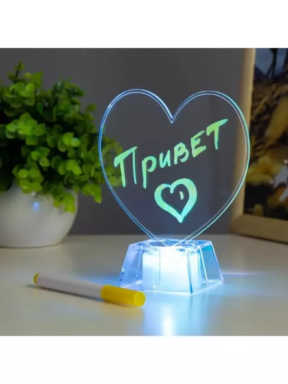 61106 Ночник Сердце