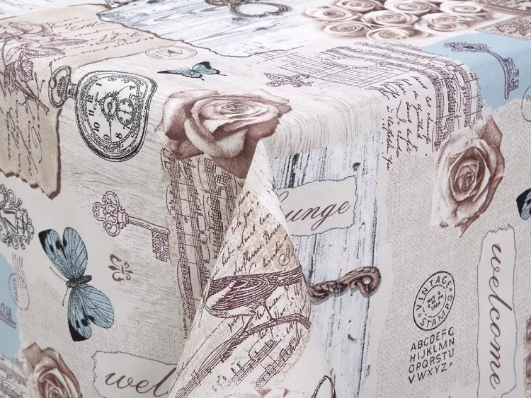 Скатерть "Либретто" рогожка