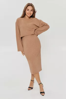 Платье женское 91827 (бежевый)