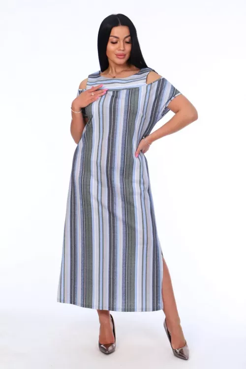 Сарафан 24757 голубой последний размер