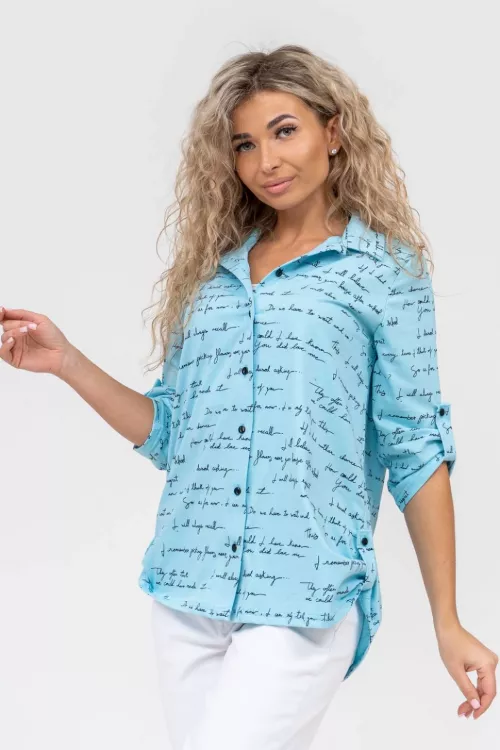 Туника Лусика голубой последний размер