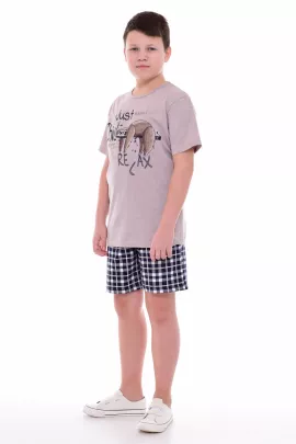 Пижама детская 7-282 (бежевый), Ленивец