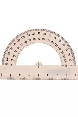 Транспортир прозрачный 8 см ТР-6014 последний размер