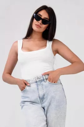 Топ Emotion Day Kvadro белый последний размер