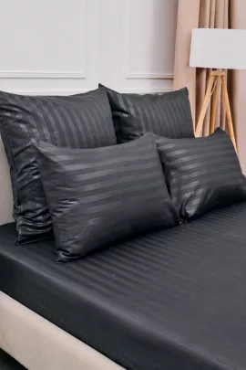 Комплект наволочек Микрофибра Страйп - Серый