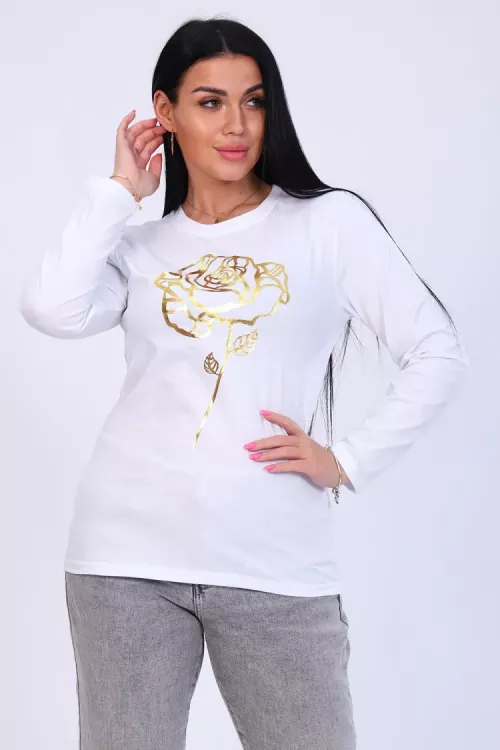 Футболка 55049 белый последний размер