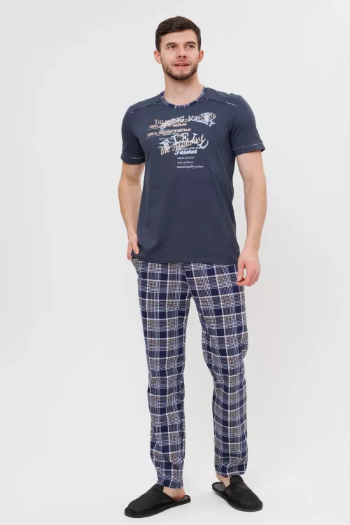 Костюм мужской 1723 антрацит последний размер