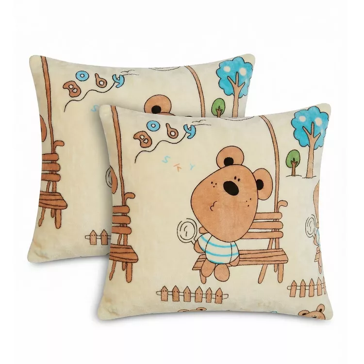 Мишка Бобби наволочка декоративная велсофт