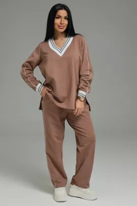 Акцент костюм женский (кофе)