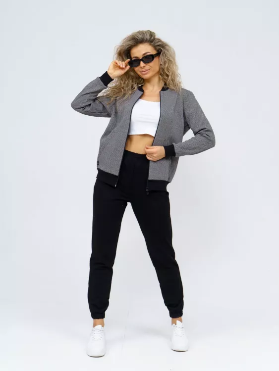 Толстовка женская Жаккарт 2Т (елочка)