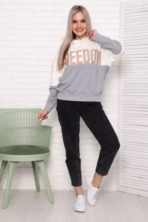 Толстовка 57059 меланж последний размер