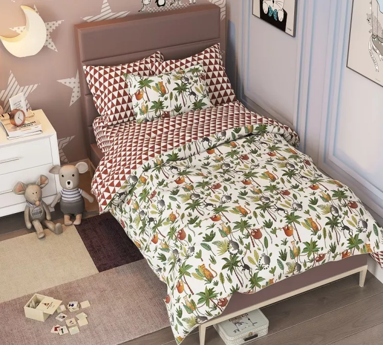 Джунгли КПБ поплин подростковый