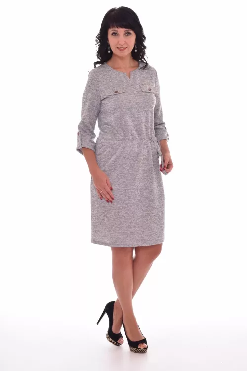 *Платье женское Ф-1-11д (серый)