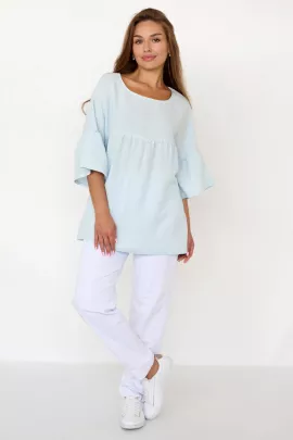Блузка 8778 Б (голубой)