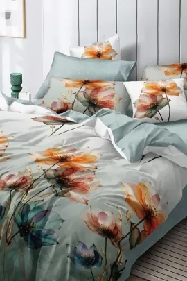 Постельное белье поплин эксклюзив на молнии - Сатурния