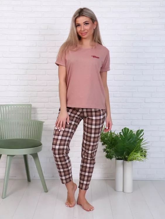 Пижама женская 5-312в (персик)