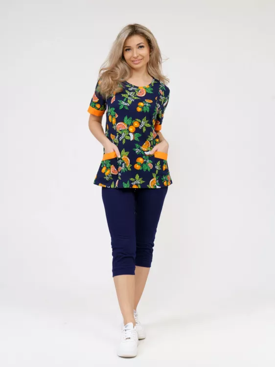 Костюм с бриджами Апельсинка