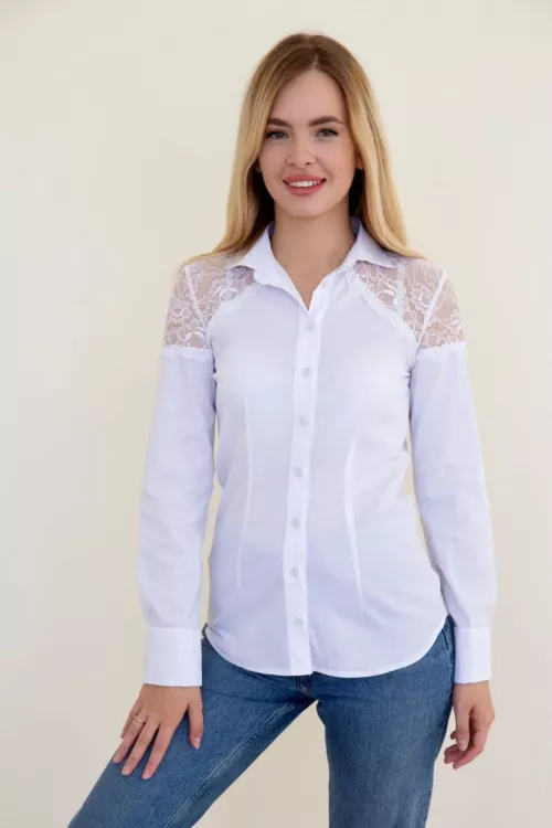 Рубашка Янь белый последний размер