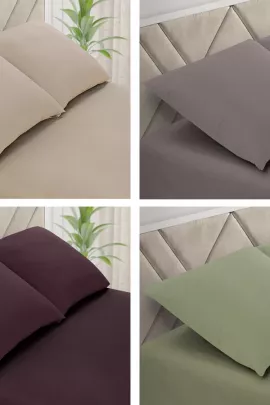 Набор наволочек 50х70 поплин однотон
