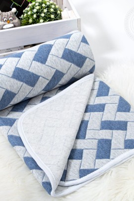 Домино синее 2283 100*150 2283