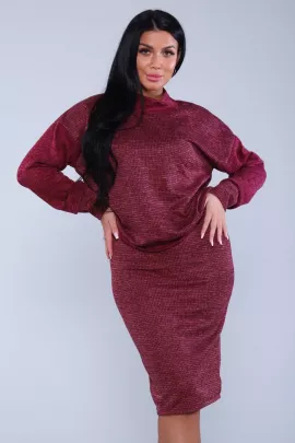 Костюм 20658 бордовый последний размер