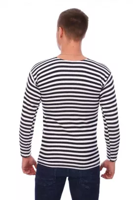 Тельняшка начес, черная полоса