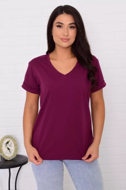 Футболка 6-192ж марсала последний размер