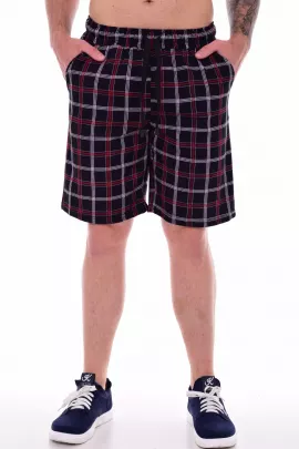 Шорты мужские 9-173в (черный+белый)