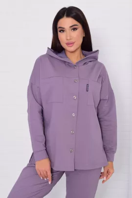 Костюм женский 5-324а (кофейно-серый)