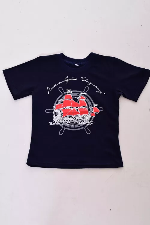 Футболка детская 7-11 (синий)