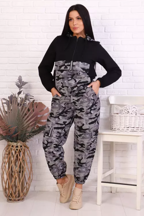 Костюм 6327 серый последний размер