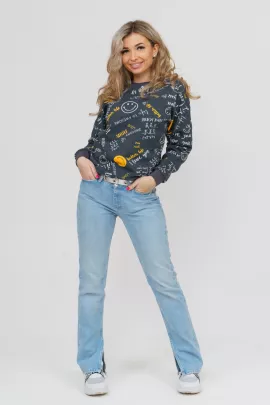 Толстовка 702 Т (серый)