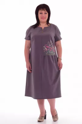 *Платье женское Ф-1-35б (тёмно-серый)
