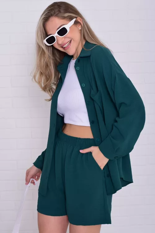 Костюм женский 5-351г (изумруд)