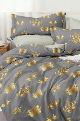 Постельное белье поплин эксклюзив на молнии - Корона