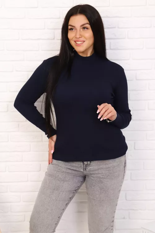 Водолазка женская 38978 черный последний размер (маломерит на размер)