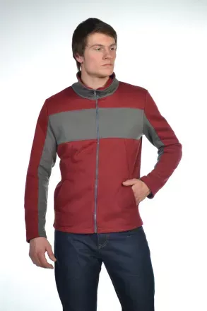 Толстовка мужская футер 3х ниточный на молнии