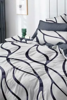 Постельное белье поплин эксклюзив на молнии - Гвен