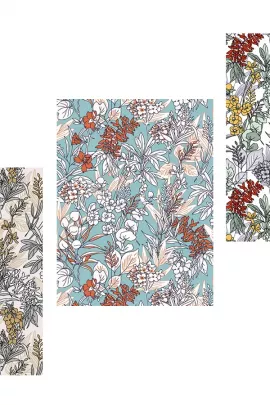 Набор полотенец "Нектар" рогожка