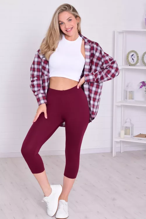 Бриджи женские 8-056е (бордо)